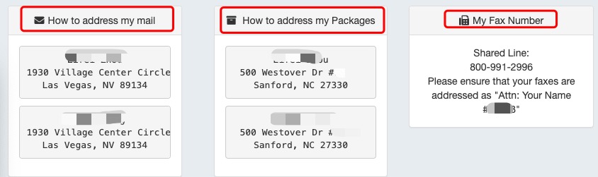 美国地址申请租用 用美国私人地址收信转运包裹 每月15美元起 15